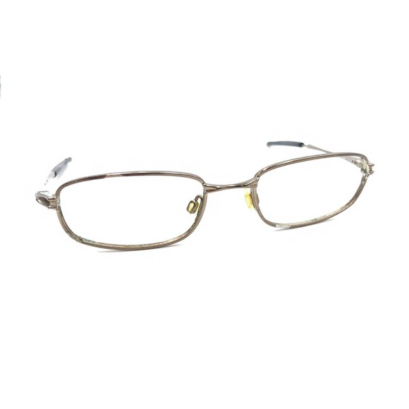 Oakley Intake 2.0 Brown Chrome Rectangle Eyeglasses Frames 50-18 136 Men Women - Picture 1 of 12